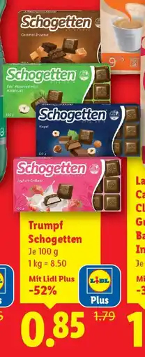 Lidl Trumpf Schogetten Angebot