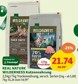Fressnapf Real nature wilderness katzennahrung Angebot