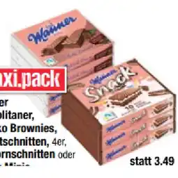 Maximarkt Neapolitaner, Schoko Brownies, Fruchtschnitten, Vollkornschnitten oder Snack Minis Maximarkt Angebot