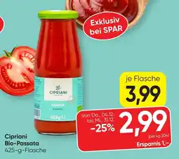 SPAR Gourmet Cipriani Bio-Passata Angebot