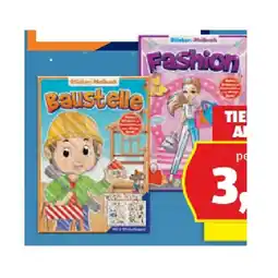 Hofer Sticker-Malbuch versch. Figuren HOFER Angebot