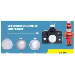 Hofer Christbaumkugeln/-Figuren versch. Modelle und Farben HOFER Angebot
