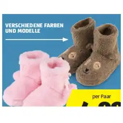 Hofer Kleinkinder-/Kinder Hausbooties versch. Farben und Modelle HOFER Angebot