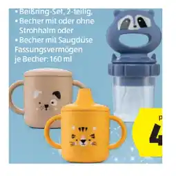 Hofer Kinder-Beissring-Set/Becher versch. Farben und Modelle HOFER Angebot
