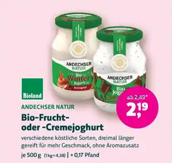 Denn's Biomarkt Bio-Frucht- oder -Cremejoghurt Angebot