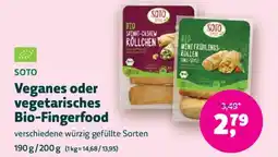 Denn's Biomarkt Veganes oder vegetarisches Bio-Fingerfood Angebot