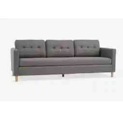 JYSK Sofa FALSLEV 3-Sitzer grau Stoff 3630126 JYSK Angebot