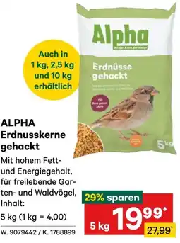 Lagerhaus Alpha Erdnusskerne gehackt Angebot