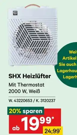 Lagerhaus SHX Heizlüfter Angebot