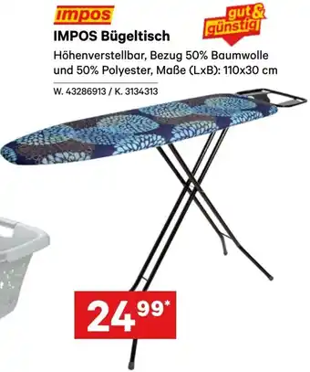 Lagerhaus IMPOS Bügeltisch Angebot