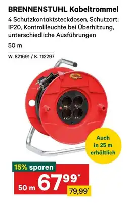 Lagerhaus BRENNENSTUHL Kabeltrommel Angebot