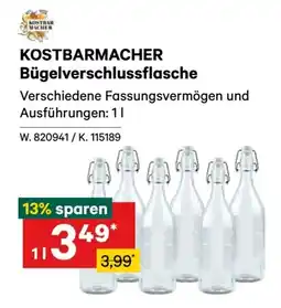 Lagerhaus KOSTBAR MACHER Bügelverschlussflasche Angebot