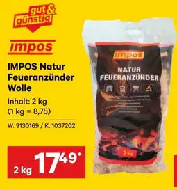 Lagerhaus IMPOS Natur Feueranzünder Wolle Angebot