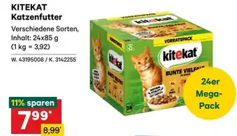 Lagerhaus KITEKAT Katzenfutter Angebot