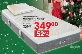 MLILY Royal Plus Taschenfederkernmatratze
