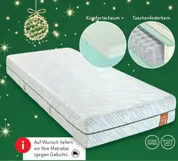 Matratzen Concord Taschenfederkern Komfortschaum- Matratze Angebot