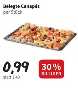 Der Grissemann Belegte Canapés per Stück Angebot