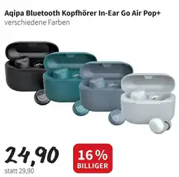 Der Grissemann Aqipa Bluetooth Kopfhörer In-Ear Go Air Pop+ Angebot