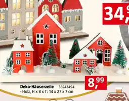 Bauhaus Deko-Häuserzeile Angebot