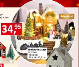 Bauhaus Weihnachtsdorf LED Angebot
