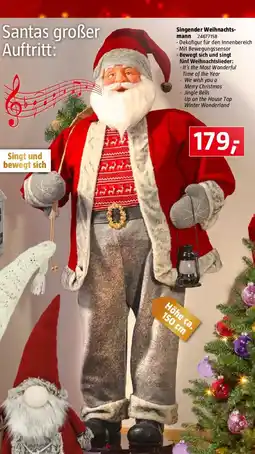 Bauhaus Weihnachtsmann Singend und Tanzend Angebot