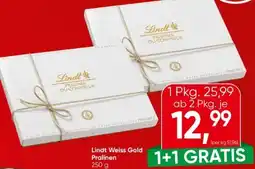 Spar Lindt Pralinen Gold Weiß Angebot