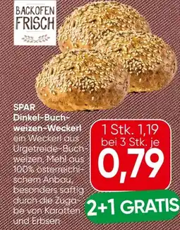 Eurospar Spar Dinkel-Buchweizen-Weckerl Angebot