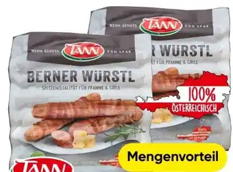 Eurospar Tann Berner Würstl Angebot