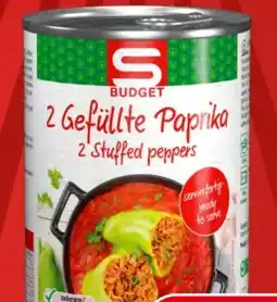 Spar S Budget Gefüllte Paprika Angebot