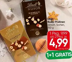 Eurospar Lindt Pralinen Nuxor Angebot