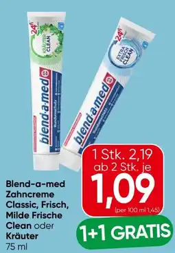 Eurospar Blend-a-Med Zahncreme Classic Angebot