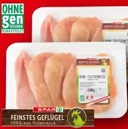 Interspar Spar Feinstes Geflügel Hendl-Filetschnitzel Angebot