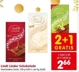 Interspar Lindt Lindor Tafel Angebot
