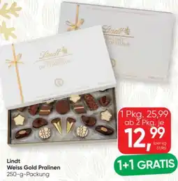 SPAR Gourmet Lindt Pralinen Gold Weiß Angebot