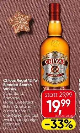 Eurospar Chivas regal 12 yo blended scotch Angebot