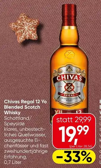 Chivas regal 12 yo blended scotch