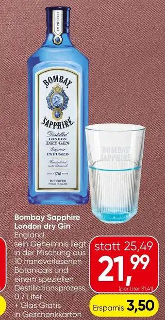 Bombay Sapphire London dry Gin