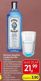 Eurospar Bombay Sapphire London dry Gin Angebot