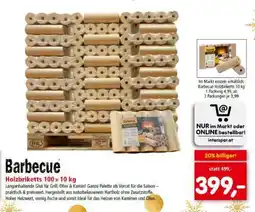 Interspar Barbecue Holzbriketts 100 x 10 kg Angebot