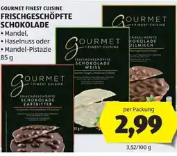 Hofer Gourmet Finest Cuisine Frischgeschöpfte Schokolade Angebot