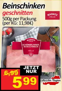 Wurstico Beinschinken geschnitten Angebot
