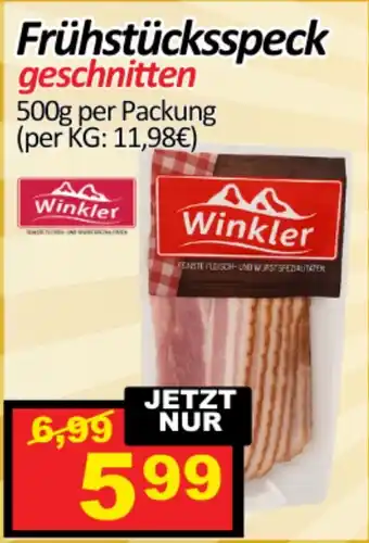 Wurstico Frühstücksspeck geschnitten Angebot