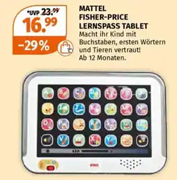 Müller Mattel fisher price lernspass tablet Angebot