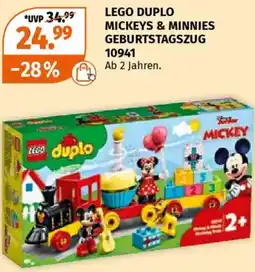 Müller Lego duplo mickeys & minnies geburtstagszug Angebot