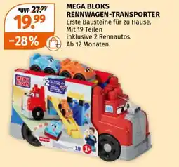 Müller Mega bloks rennwagen-transporter Angebot