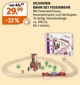 Müller Eichhorn bahn set feuerwehr Angebot