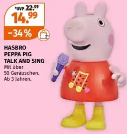 Müller Hasbro peppa pig talk and sing Angebot