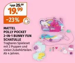 Müller Mattel polly pocket 2in1 bunny fun schatulle Angebot