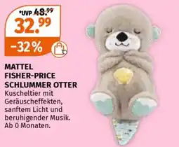 Müller Mattel fisher price schlummer otter Angebot