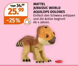 Müller Mattel jurassic world aquilops dolores Angebot